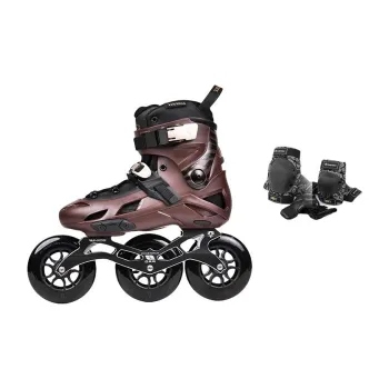 FLYING EAGLE Inline Skates Outdoor Casual Street Riding Unisex 36 46 Coffee Shoes+Protective Gear