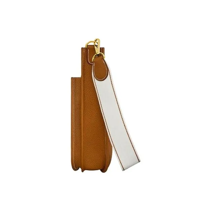 HERMES Evelyne Clemence Bullock Leather Crossbody Bag, Shoulder Bag Women's-1
