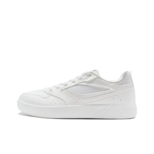 XTEP Anti Slip Wear Resistant Low Top Skateboard PRSX shoes Women's Sail White