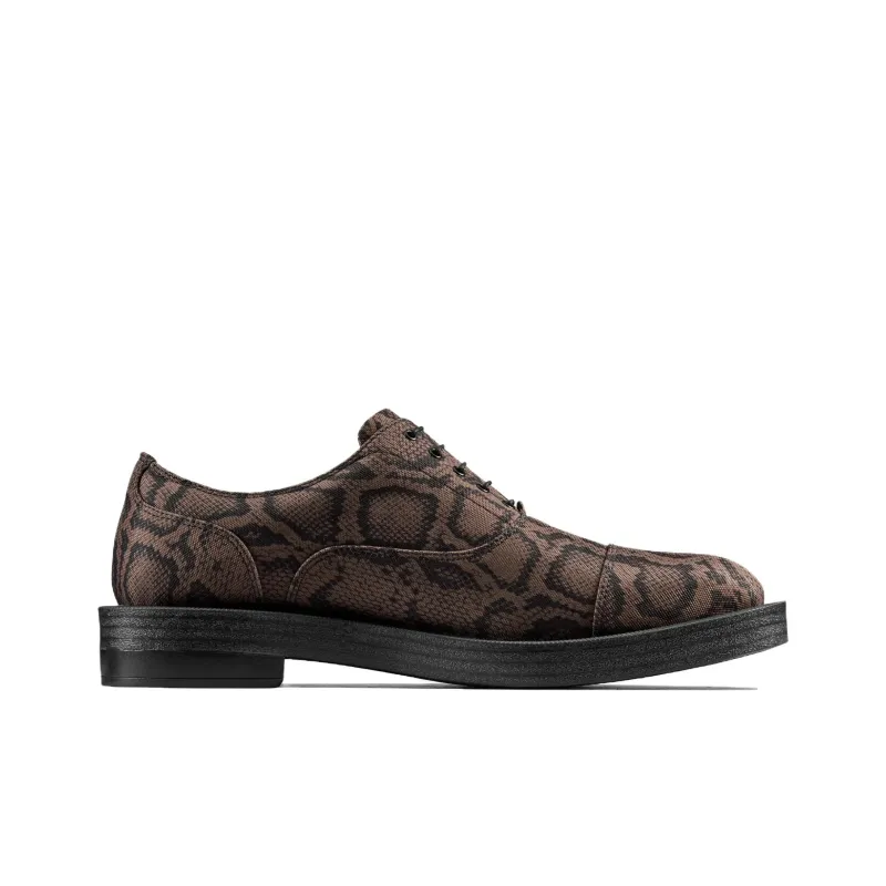 Clarks Oxford 2 Martine Rose Brown Textile Women's-1