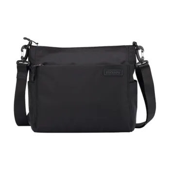 ROCKWAY Cordura Nylon Messenger Bag, Shoulder Bag, Crossbody Bag Unisex Black
