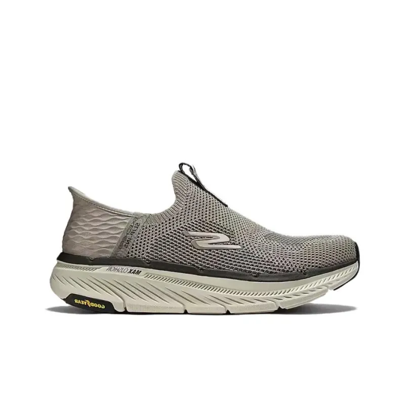 Skechers MEN'S GO Cushioned Slip Resistant Low Top Running Shoes Men's Taupe-1