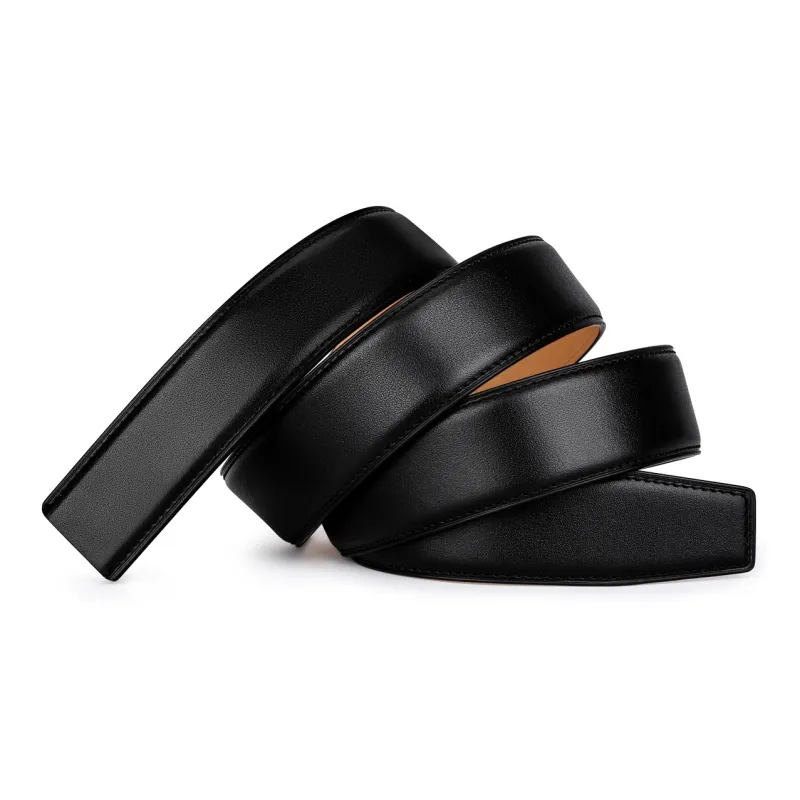 Jaylen Oos The First Layer Of Calfskin Headless Belt Men's Vegetable Tanned Rubbed Craft 3.5/3.8cm-9