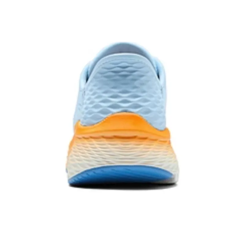 Skechers WOMEN'S GO Series Cushioned Slip Resistant Low Top Casual Y2K Vintage Running Shoes Women's Blue Orange-4