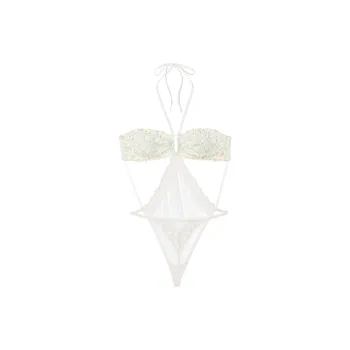 Victoria's Secret VERY SEXY Bodysuits Women's White Embroidery