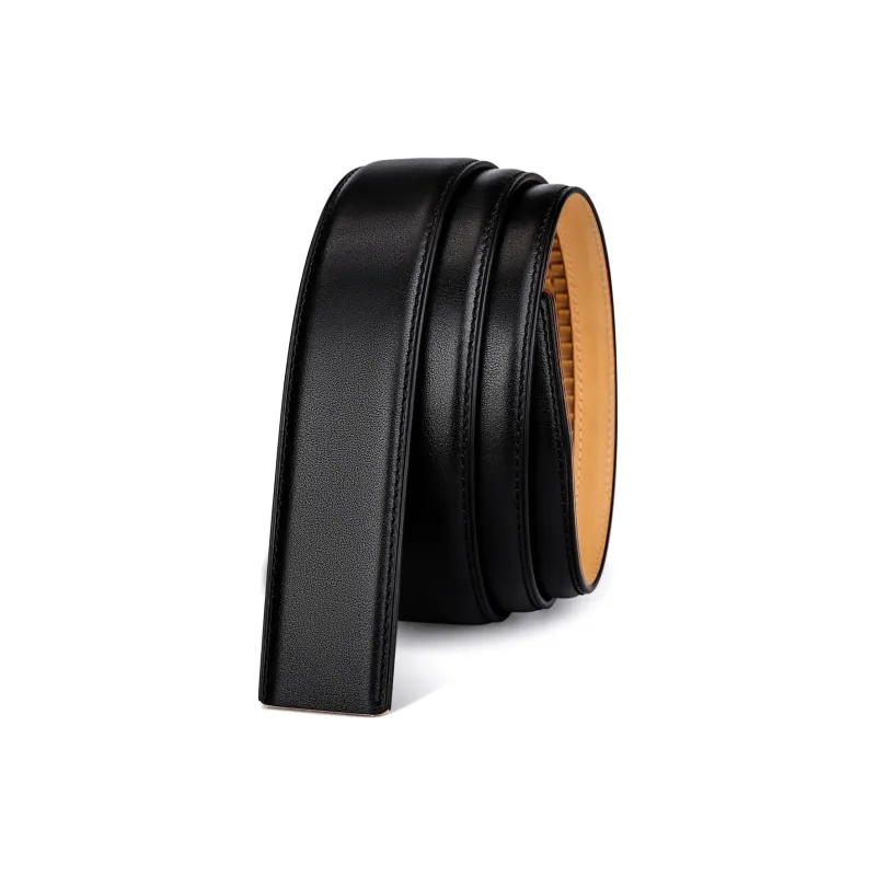 Jaylen Oos The First Layer Of Calfskin Headless Belt Men's Vegetable Tanned Rubbed Craft 3.5/3.8cm-7