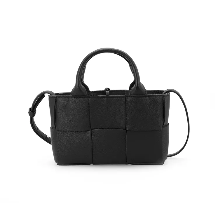 Bottega Veneta ARCO Cow Leather Tote Bag, Shopping Bag, Shoulder Bag, Crossbody Bag, Handbag Extra Mini Women's Black-5