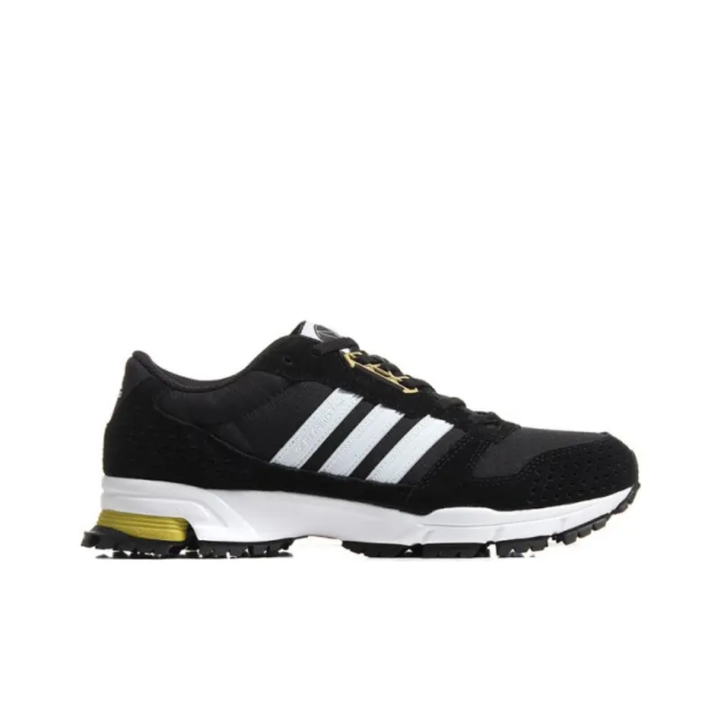 Adidas Marathon 10 Shock Absorbers Slip Resistant, Abrasion Resistant, Breathable Low Top Running Shoes Men's Black-1
