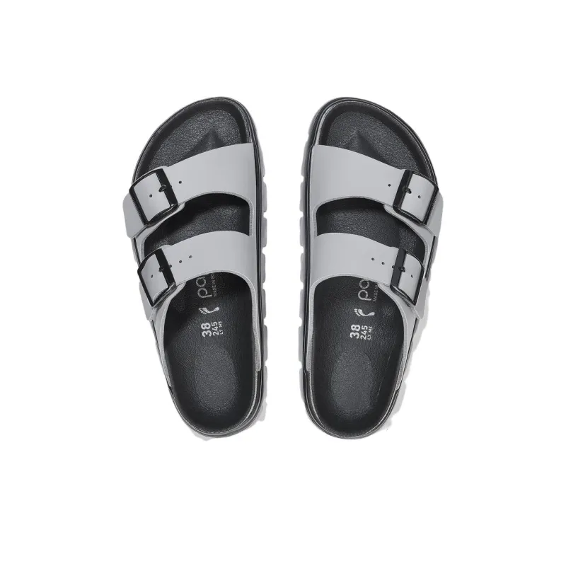 Birkenstock Arizona Slide Slippers Women's Gray Regular Edition-4