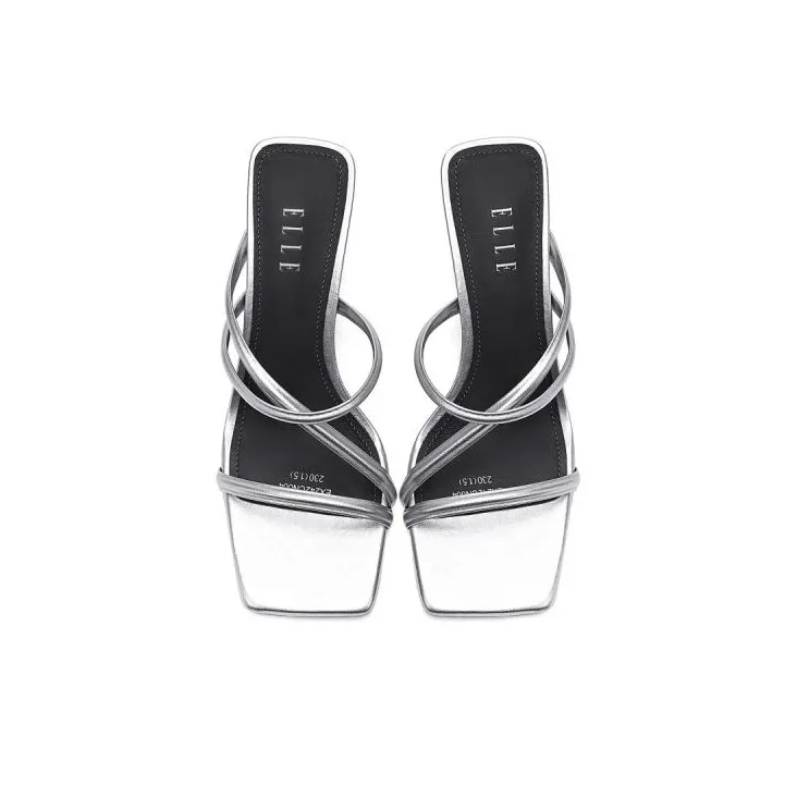 ELLE One Strap Sandals 6.5cm Women's-22