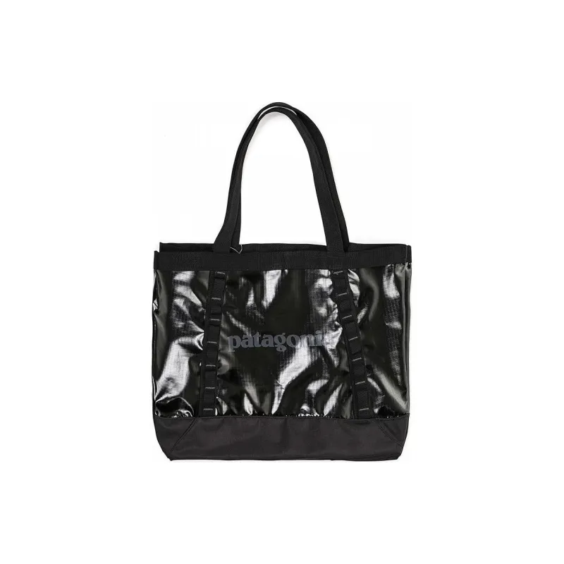 Patagonia Polyester Tote Bag, Shopping Bag, Handbag Regular Unisex Black-2
