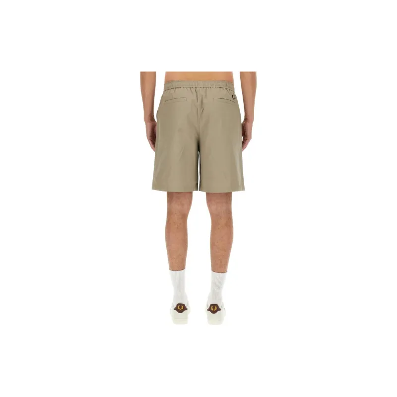 FRED PERRY Casual Shorts Men's Beige-1