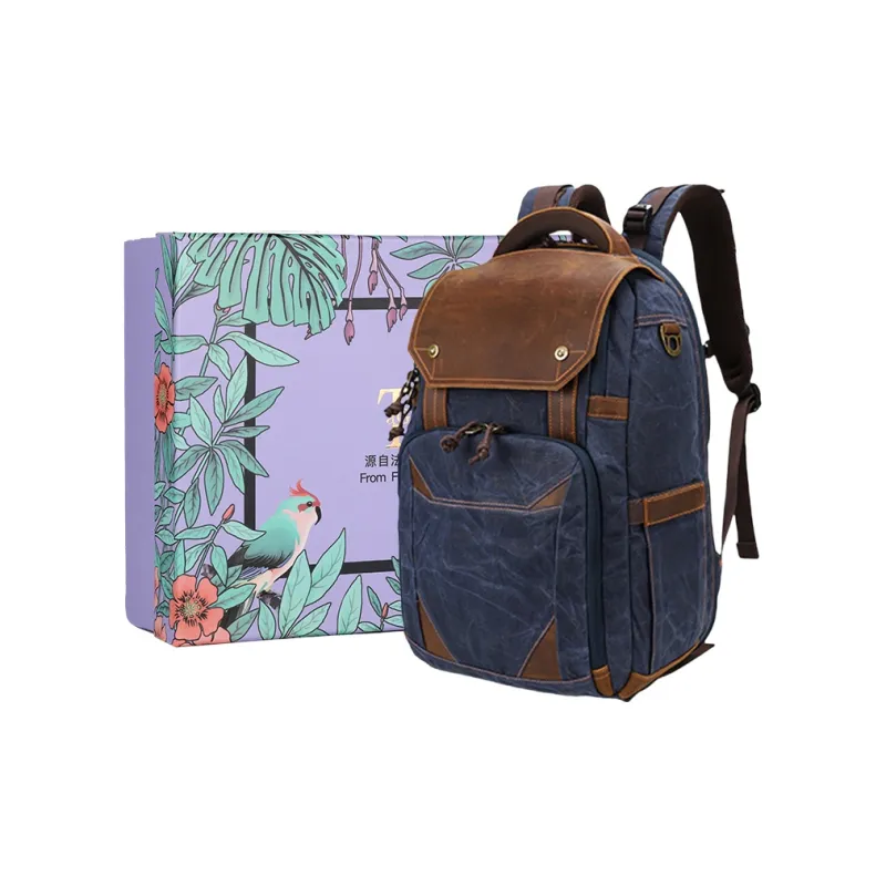 TTaG．baG Batik Canvas Backpack Unisex-17