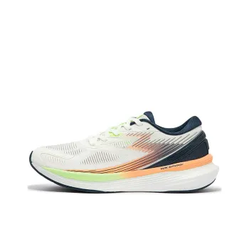 361° Spire 2 Cushioned Slip-Resistant Low-Top Casual Running Shoes Men's White Green