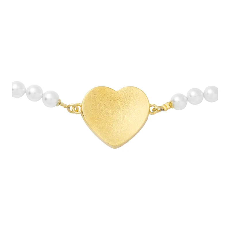 CHANEL 1986 1988 Cc Heart Bracelet-2