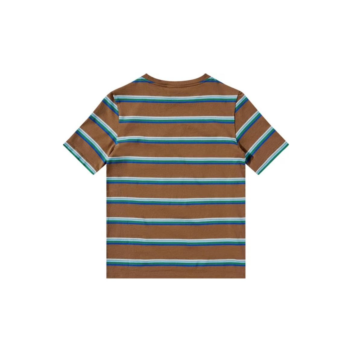 MIU MIU Logo-patch Striped T-shirt - POIZON