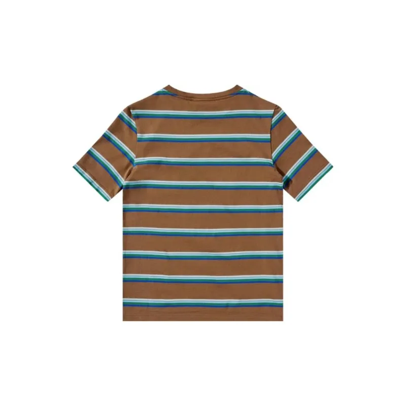 MIU MIU Jersey Striped Tee 'Coco/White'-1