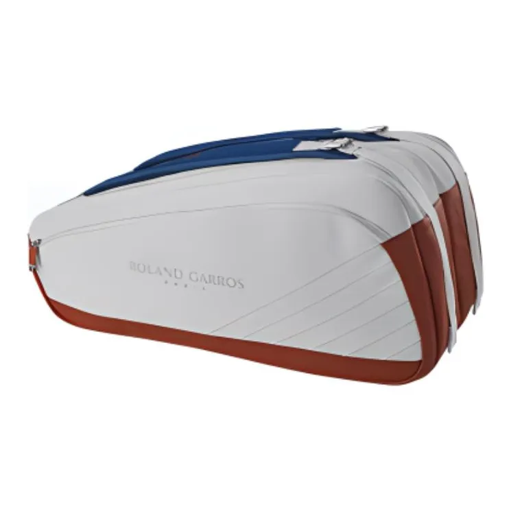 Wilson Tennis Racket Bags PU Polyester Unisex 73.66*40.64*33.02cm White & Orange-2
