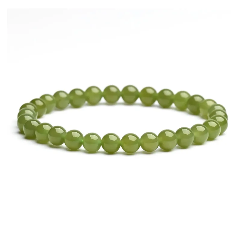 Phoenisess Bracelets Pale Greenish White Jade Women's-2