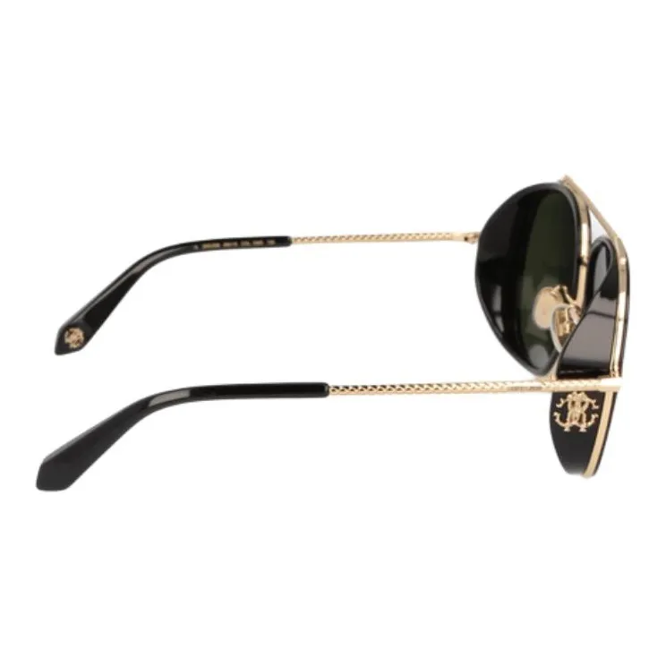 Roberto Cavalli Metal Aviator Sunglasses Women's Gold-3