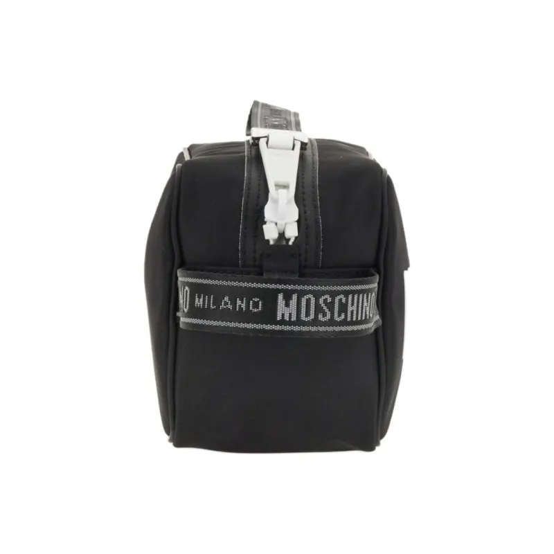 MOSCHINO Polyamide Makeup Bag Men's Black-3