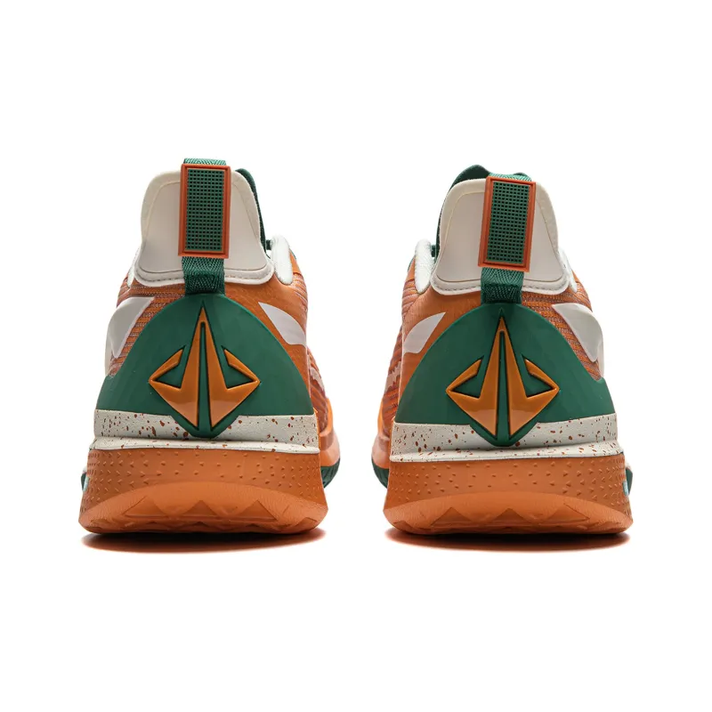 LINING JB2 Basketball Shoes Men Low Top Burnt Orange/Ecru-5
