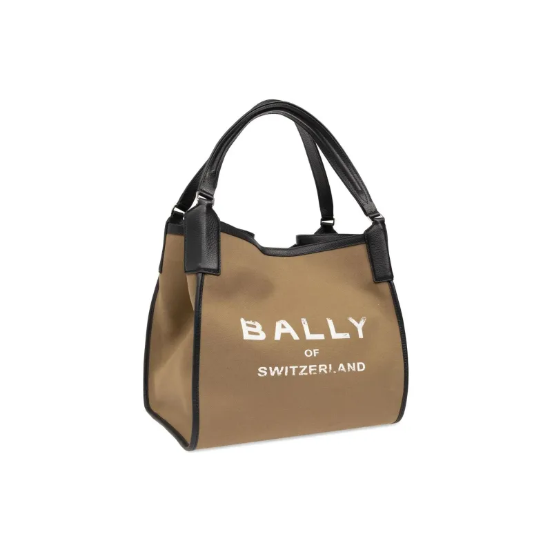BALLY Logo Printed Large Tote Bag-1