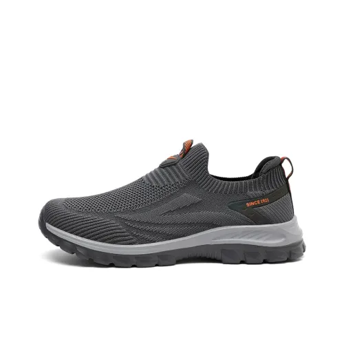 DOUBLE STAR 88 Low Top Casual Shoes Women's Gray Orange