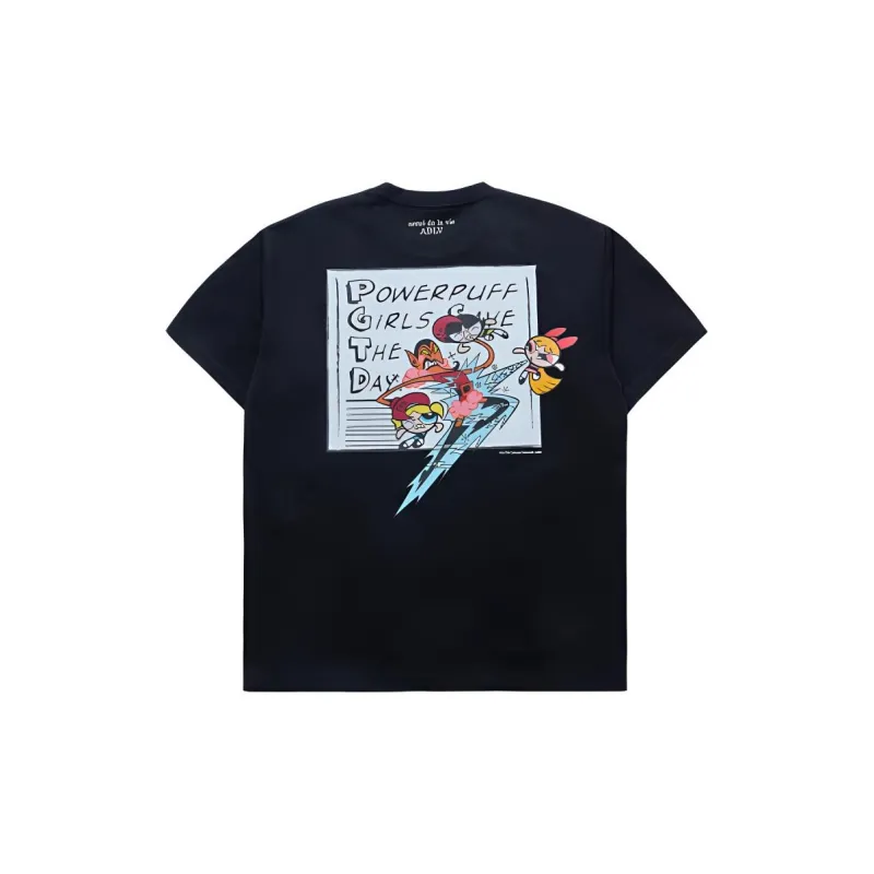 Acme De La Vie/ADLV x FEITIANXIAONVJING LIANMINGKUAN T Shirt Unisex Black-1