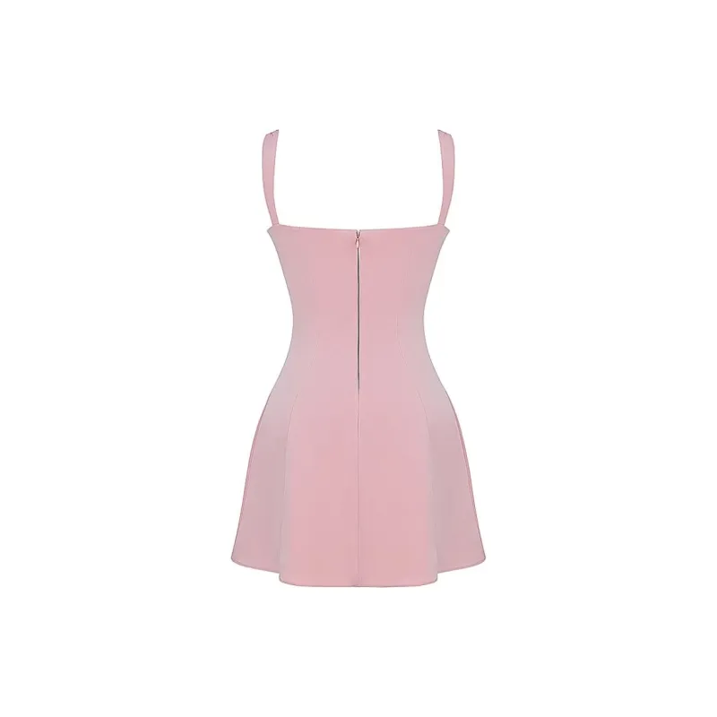 HOUSE OF CB ADRIANA Slip Dresses Women's Light Pink/Light Pink-1