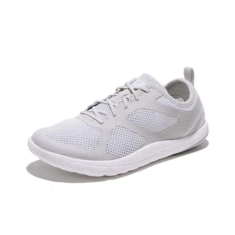 HOT POTATO Breathable Coverage Lightweight Low Top Casual Running Shoes Unisex Gray-1