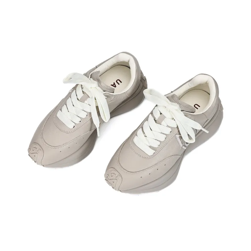 UanDi Cushioning, Slip Resistant, Abrasion Resistant, Lightweight, Height Increasing Low Top Casual Shoes Women's-5
