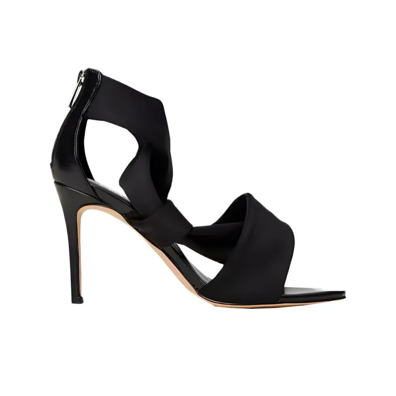 TWINSET MILANO Actitude Strap Sandals 9cm Women's Black-1