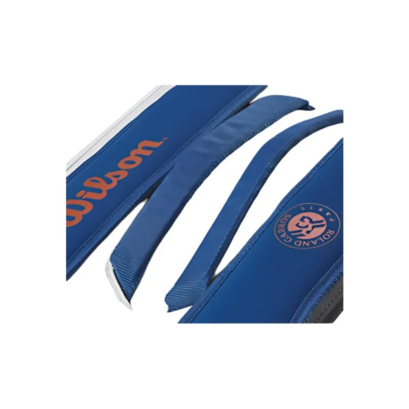 Wilson Tennis Racket Bags PU Polyester Unisex 73.66*40.64*33.02cm White & Orange-3