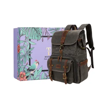 TTaG．baG Batik Canvas Backpack Unisex