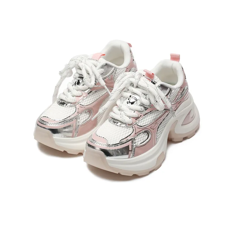 Zun'er Cushioning Anti Slip And Wear Resistant Low Top Chunky Sneakers Women's-8