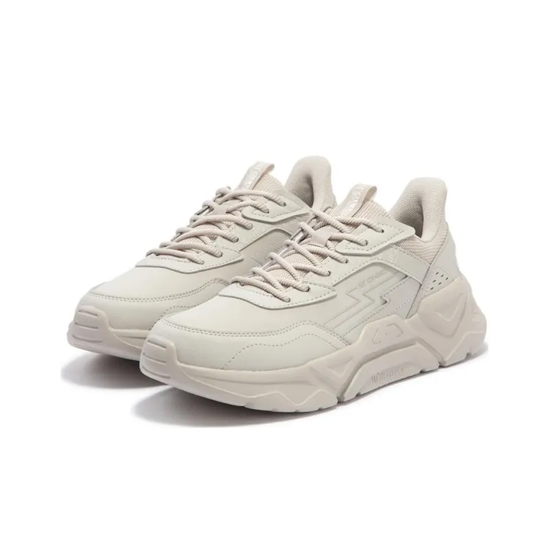 361° Wear resistant And Lightweight Low Top Casual Shoes Men's Beige-2