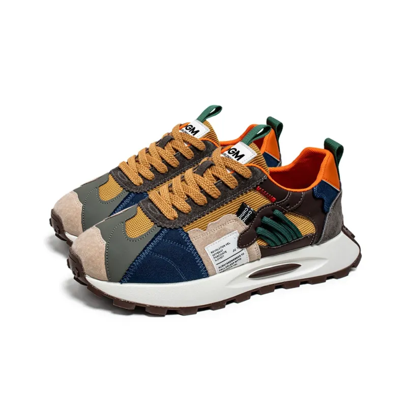 OUGLEMEN Gift Box Set Lightweight And Breathable Low-Top Casual Shoes Men's-15
