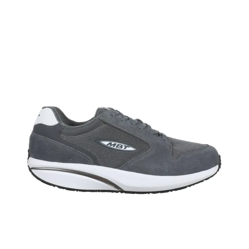 MBT Cushioned Slip Resistant Low Top Casual Shoes Men's Gray-1