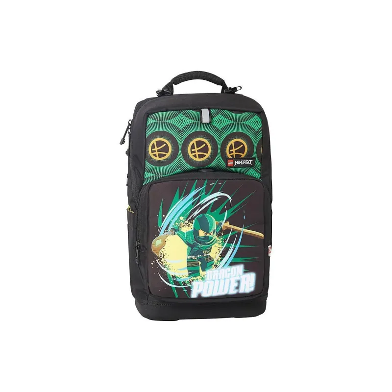 LEGO Recycled Polyester Backpack Unisex Black & Green-1