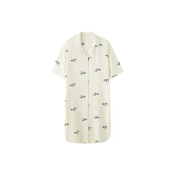 The Story Of The Flower Season Nightgown Women's White