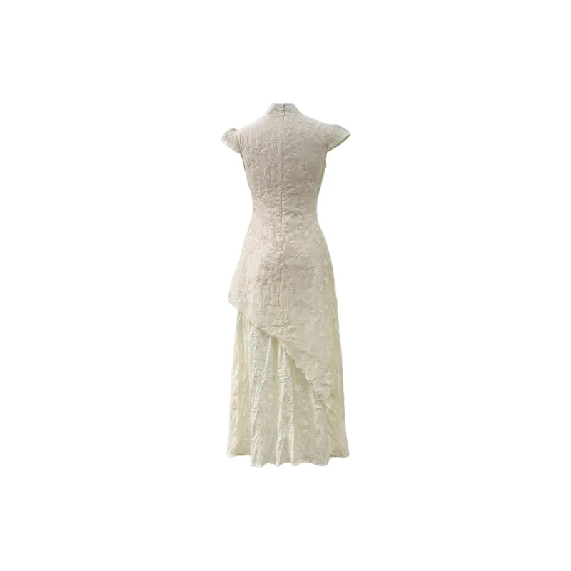 Local Gal Short Sleeved Dress Women's White-1