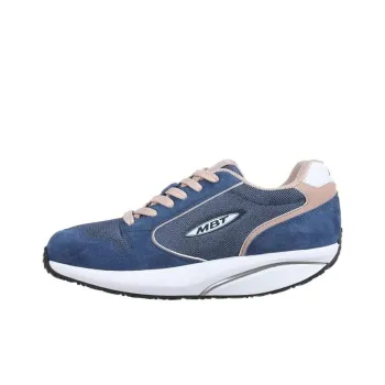 MBT Anti Slip Wear Resistant Low Top Casual Shoes Men's Vintage Blue