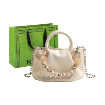 RUIPAI PU Shoulder Bag Regular Women's Iridescent White/Dazzling Pink/Silver/Black