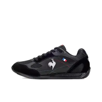 Le Coq Sportif Anti Slip Wear Resistant Low Top Casual Shoes Unisex Black