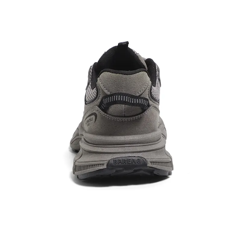 HUANQIU Shock Absorbers Slip Resistant Breathable Low Top Chunky Sneakers Men's-16
