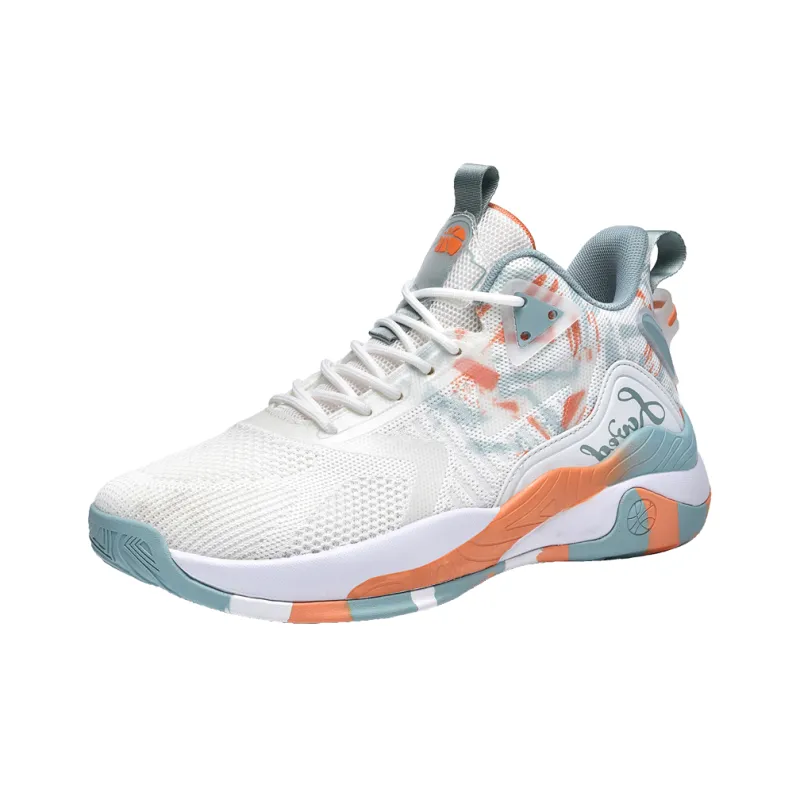 Prince McQueen Cushioned Slip-Resistant Lightweight Mid-Top Basketball Shoes Men's-1