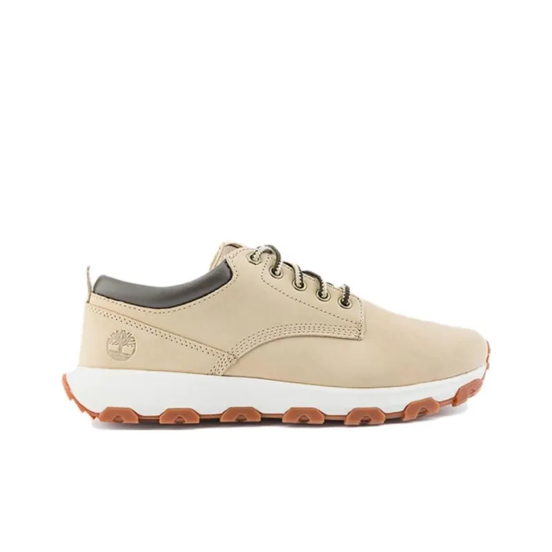 Timberland Anti Slip And Wear Resistant Lightweight Rebound Low Top Casual Shoes Men's Light Beige-1
