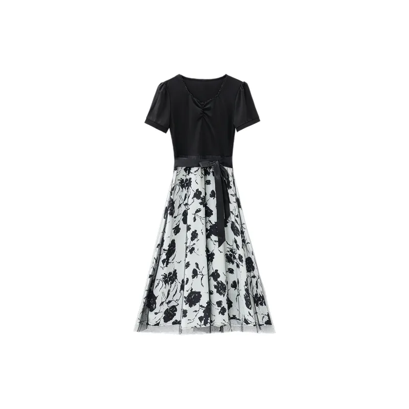 Pa33word Short Sleeved Dress Women's-0