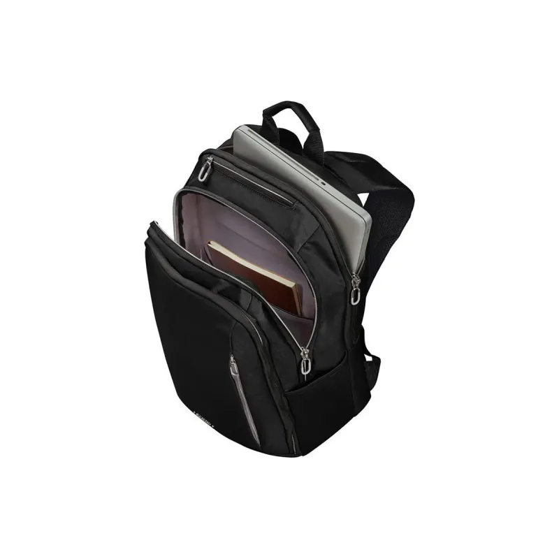 SAMSONITE Recycled Polyester Laptop Bag Backpack Unisex Black-5